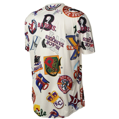 Shop Stitches Cream Negro League Baseball V-neck Jersey