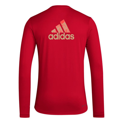 Shop Adidas Originals Adidas Red Atlanta United Fc Local Pop Aeroready Long Sleeve T-shirt