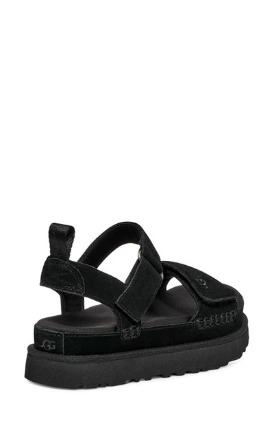 Shop Ugg (r) Goldenstar Platform Sandal In Black