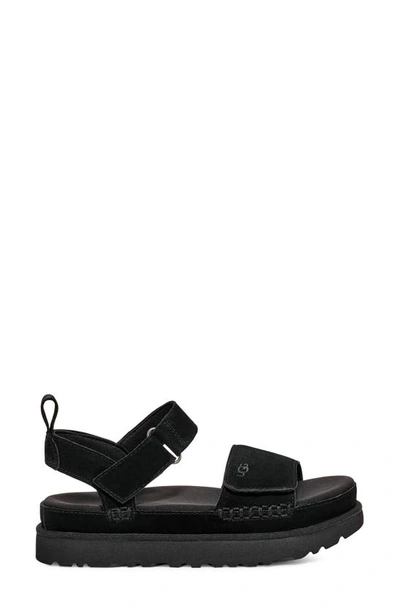 Shop Ugg (r) Goldenstar Platform Sandal In Black