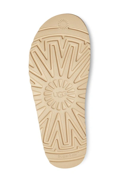 Shop Ugg Goldenstar Platform Sandal In Driftwood