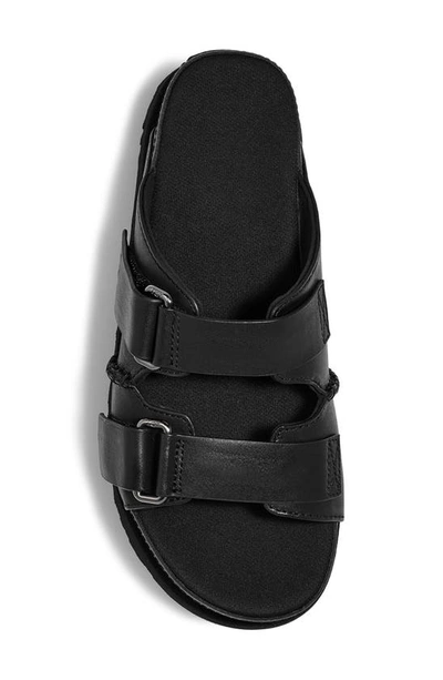 Shop Ugg Goldenstar Slide Sandal In Black