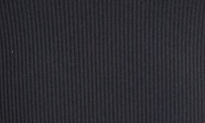 Bp. Compact Rib Crop Baby Tee In Black Night