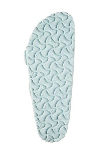 Birkenstock Arizona Stealth Buckle Eva Slide Sandal In Surf Green