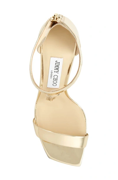 Shop Jimmy Choo Vinca Tassel Ankle Strap Sandal In Gold