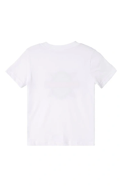 Shop Quiksilver Kids' Rainmaker Logo Graphic T-shirt In White