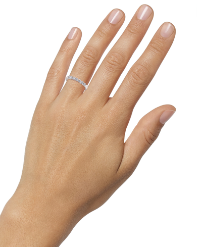 Macy's Diamond Seven Stone Band (1/4 Ct. T.w.) In 14k White Gold In White Gold