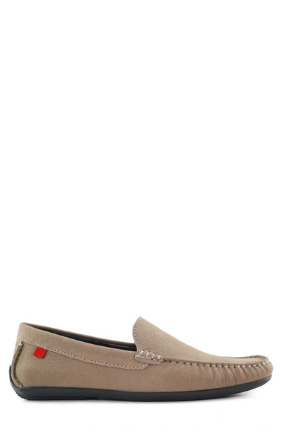 Shop Marc Joseph New York Broadway Driving Loafer In Taupe Italo Grainy