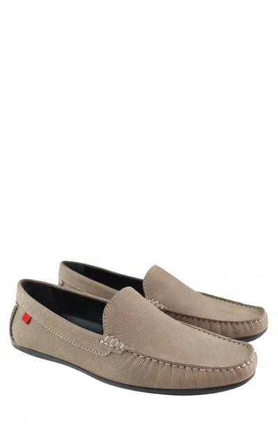 Shop Marc Joseph New York Broadway Driving Loafer In Taupe Italo Grainy