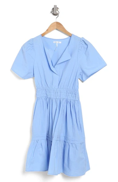 Shop Stitchdrop Short Sleeve Dress In Blue Jay