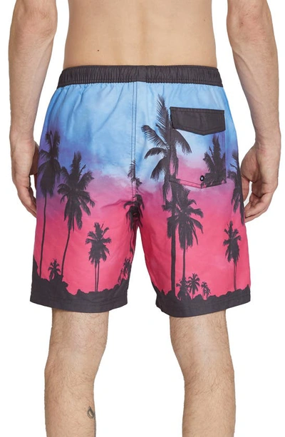 Shop Micros Ocean Ave Swim Shorts In Multi-color