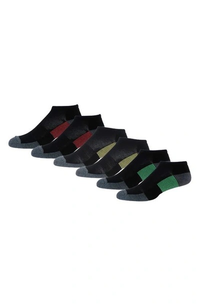 Shop Arnold Palmer 6-pack Stripe Low Cut Socks In Assorted