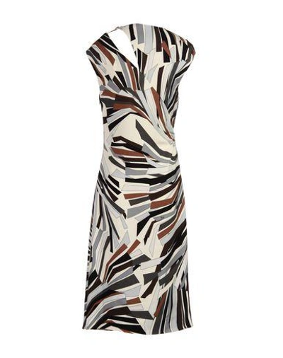 Shop Emilio Pucci Knee-length Dress In Ivory