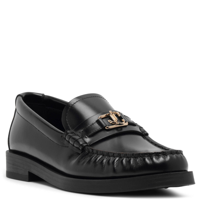 Shop Jimmy Choo Addie Black Leather Loafer