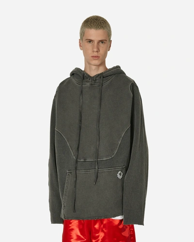 Shop Lueder Kim Soft Armour Hoodie Charcoal In Grey