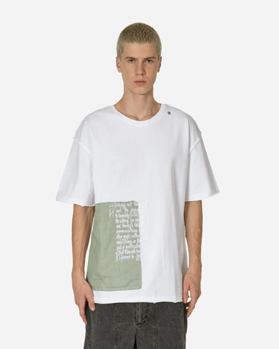 Shop Lueder Manuscripto T-shirt In White