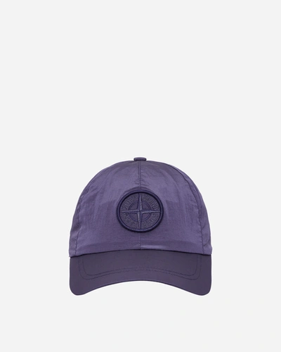 Shop Stone Island Nylon Metal Cap Lavender In Purple