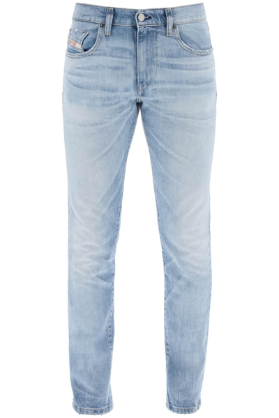 Shop Diesel 2019 D-strukt Slim Fit Jeans In Light Blue