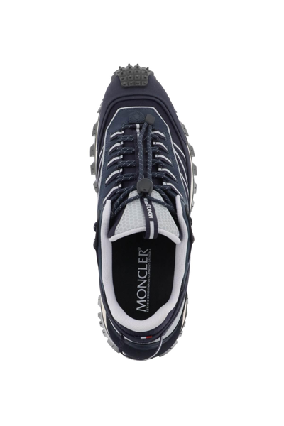 Shop Moncler Trailgrip Sneakers In Blue