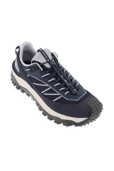 Shop Moncler Trailgrip Sneakers In Blue
