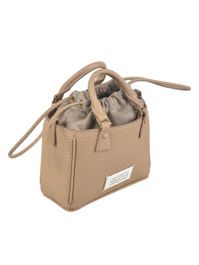 Shop Maison Margiela Mini 5ac Shoulder Bag In Biche