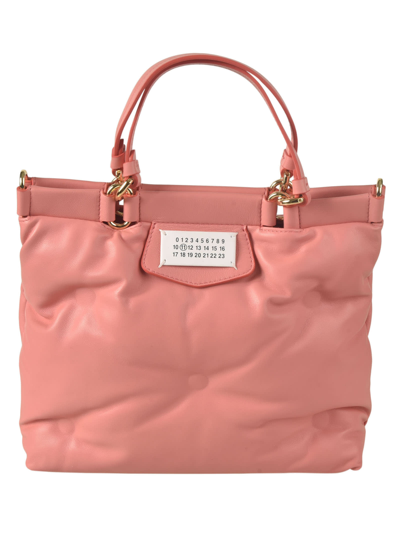 Shop Maison Margiela Glam Slam Shoulder Bag In Coral