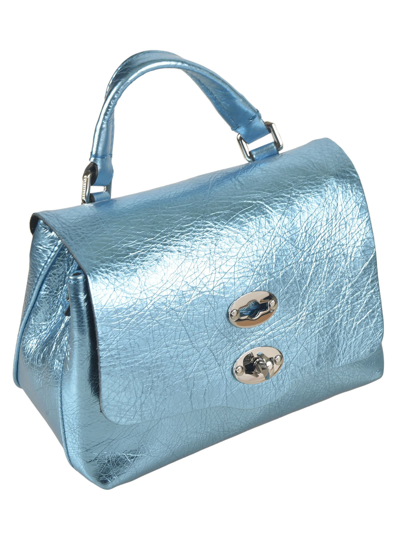 Shop Zanellato Baby Postina Shoulder Bag In Blue