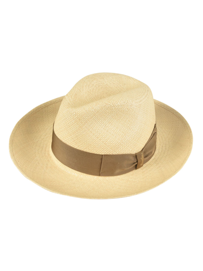 Shop Borsalino Woven Round Hat In 7149