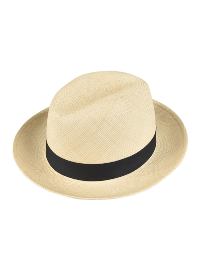 Shop Borsalino Woven Round Hat In 7141