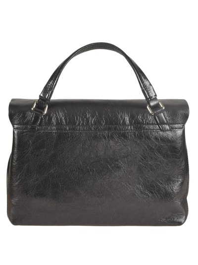 Shop Zanellato Postina Cortina Shoulder Bag In Black