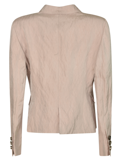 Shop Giorgio Armani Double-breast Patched Pocket Blazer In U41e