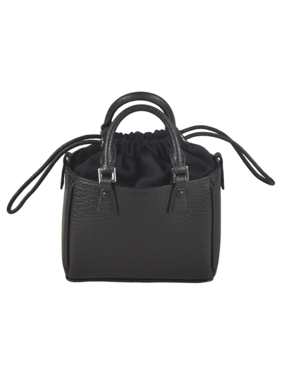 Shop Maison Margiela Mini 5ac Shoulder Bag In Black