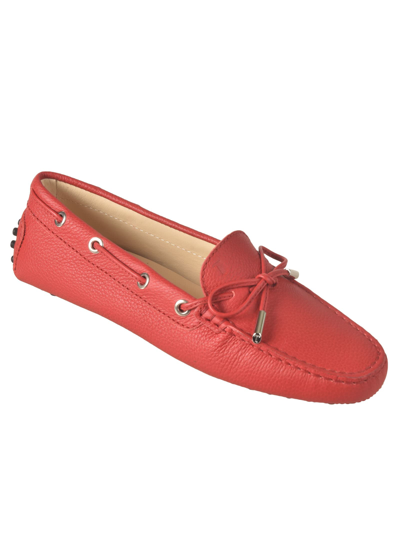 Shop Tod's Heaven Loafers In Red