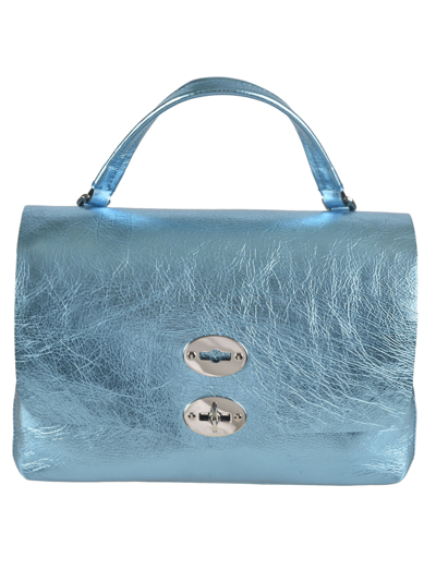 Shop Zanellato Postina Cortina Shoulder Bag In Blue