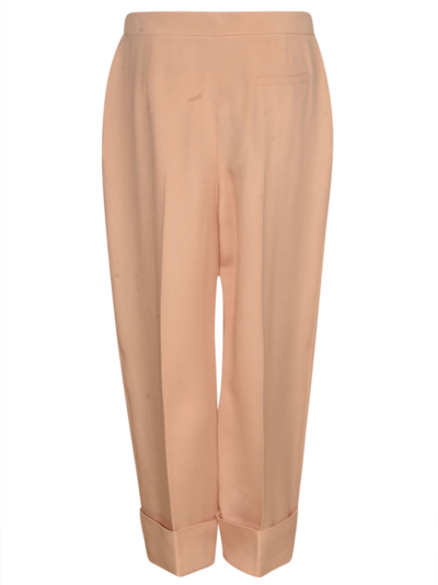 Shop Giorgio Armani Concealed Trousers In U4sf