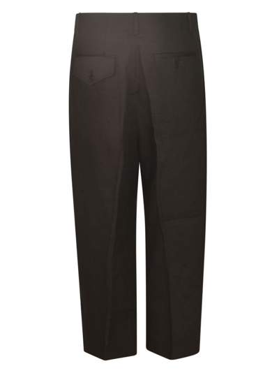 Setchu Cropped Trousers In Black