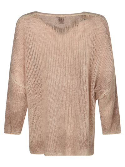 Shop Avant Toi Ribbed Sweater In Pink