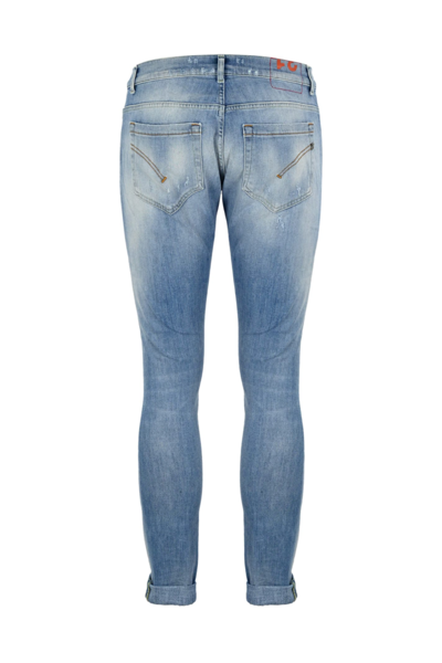 Shop Dondup George Jeans In Denim With Tears