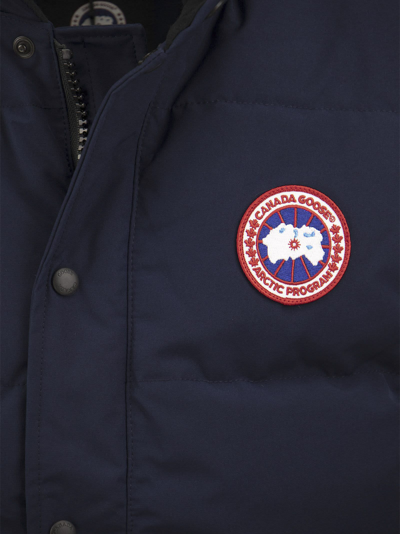Shop Canada Goose Freestyle - Down Jacket Waistcoat In Atlantic Navy