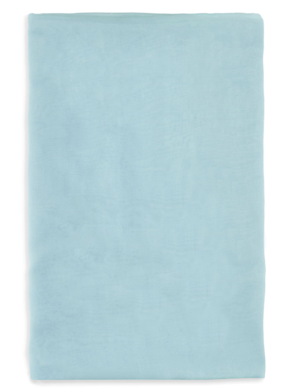 Shop Alberta Ferretti Silk Scarf In Light Blue