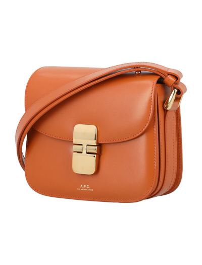 Shop Apc Grace Mini Bag In Cinnamon