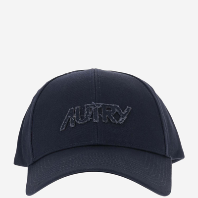 Shop Autry Cotton Baseball Cap With Logo In Blue