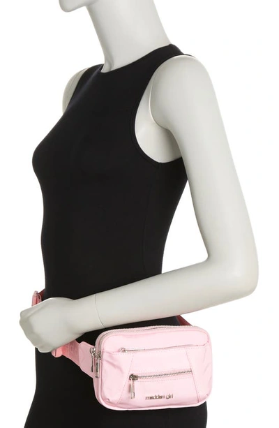 Shop Madden Girl Polyester Belt Bag In Blush