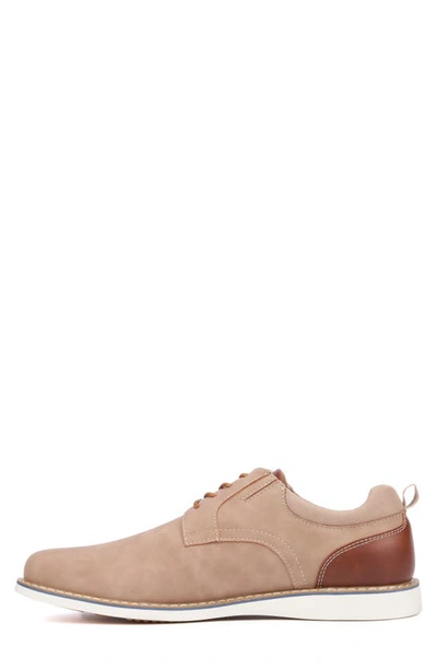 Reserve Footwear Vertigo Faux Leather Derby In Khaki
