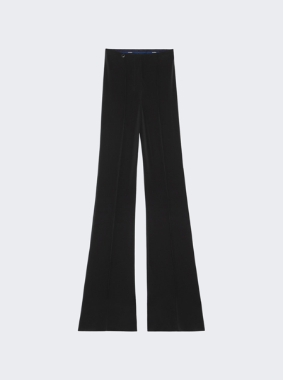 Shop Jacquemus Le Pantalon Apollo Flare Pants In Black