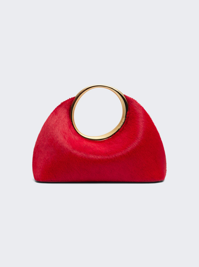 Shop Jacquemus Le Petit Calino Bag In Dark Red