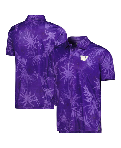 Shop Colosseum Men's  Purple Washington Huskies Palms Team Polo Shirt