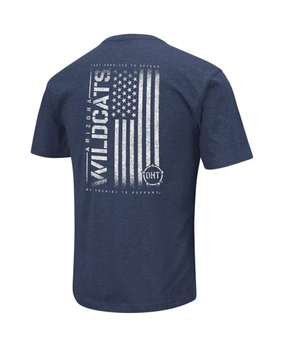 Shop Colosseum Men's  Navy Arizona Wildcats Oht Military-inspired Appreciation Flag 2.0 T-shirt