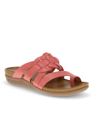 Shop Baretraps Women's Julianne Slip On Flat Sandals In Coral Cove