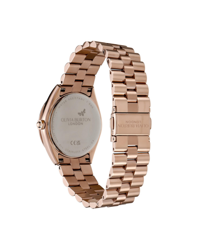 Shop Olivia Burton Women's Bejeweled Rose Gold-tone Stainless Steel Watch 34mm